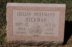 Lillian <I>Hoffmann</I> Heckman 