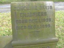 Caroline <I>Davis</I> Chambers 