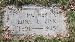 Edna Louise <I>Ranft</I> Zink 