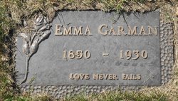 Emma <I>Hubbard</I> Garman 