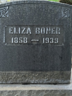 Elizabeth “Eliza” <I>Amey</I> Boner 