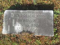Mary Frances <I>Stephenson</I> Barbour 