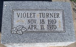 Violet <I>Carroll</I> Turner 
