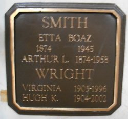 Virginia <I>Smith</I> Wright 