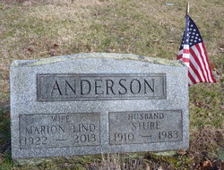 Marion Florence <I>Lind</I> Anderson 