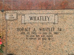 Horace A Whatley Sr.