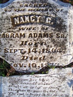 Nancy Gooch <I>Morgan</I> Adams 
