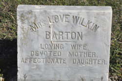 Love Harriett <I>Wilkin</I> Barton 