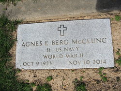 Agnes Eleanor <I>Berg</I> McClung 