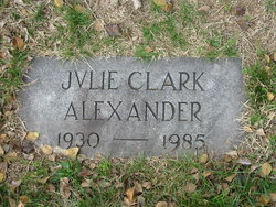 Julia <I>Clark</I> Alexander 