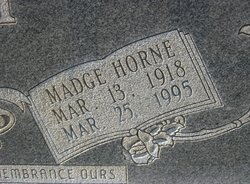 Madge <I>Horne</I> Key 