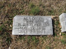 Ada <I>Dodd</I> Brewer 