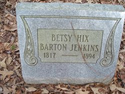 Elizabeth Mary “Betsy” <I>Hix</I> Barton Jenkins 