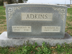 Matilda Ann <I>Veatch</I> Adkins 