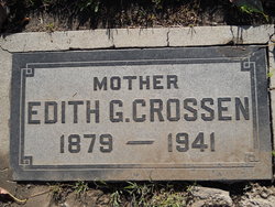 Edith Gertrude <I>Gluck</I> Crossen 