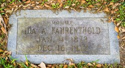 Ida Augusta <I>Ramthun</I> Fahrenthold 