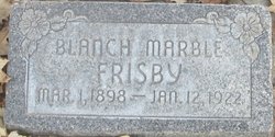 Blanch Irene <I>Marble</I> Frisby 