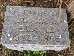Clara A. <I>Simms</I> Blaine 