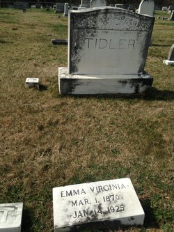 Emma Virginia <I>McShane</I> Tidler 