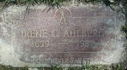 Irene C Ahlberg 