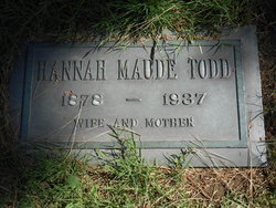 Hannah Maude <I>Roberds</I> Todd 