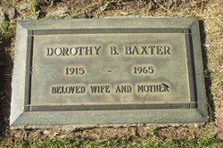 Dorothy <I>Bowen</I> Baxter 