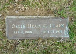 Oscie <I>Headlee</I> Clark 