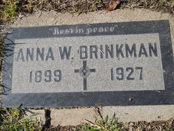 Anna Winifred Brinkman 