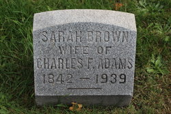 Sarah <I>Brown</I> Adams 