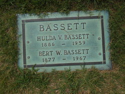 Hulda Victoria <I>Peterson</I> Bassett 