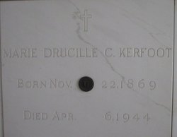 Marie Drucille <I>Caruthers</I> Kerfoot 