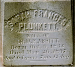 Sarah Frances <I>Plunkett</I> Abbitt 