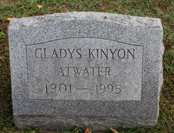 Gladys <I>Kinyon</I> Atwater 