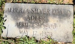 Alberta <I>Silver</I> David Adler 