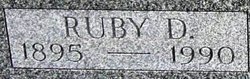 Ruby D. <I>Emerick</I> Daugherty 