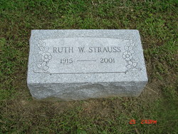 Ruth W <I>Wolfe</I> Strauss 