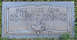 Inez <I>Lutz</I> Ashe 