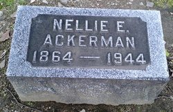 Nellie E. <I>Webb</I> Ackerman 