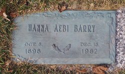 Hanna <I>Aebi</I> Barry 