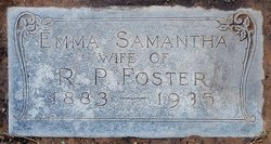 Emma Samantha “Mance” <I>Moore</I> Foster 
