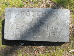 Sallie <I>Lionberger</I> Rogers 