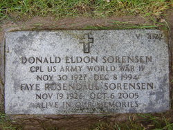 Donald Eldon Sorensen 