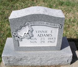 Vinnie E. <I>Betz</I> Adams 