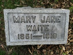 Mary Jane <I>Oswald</I> Waite 