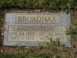Frances <I>Brown</I> Broadnax 