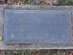 Virginia Alma <I>Armstrong</I> Mathews 