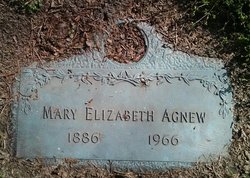 Mary Elizabeth <I>Round</I> Agnew 