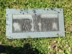 Henrietta Mae “Etta” Bohannon 