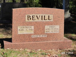 Gertrude <I>Walker</I> Bevill 