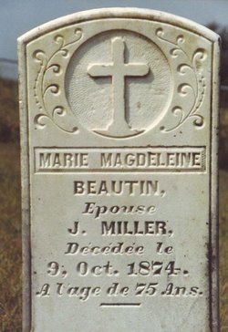 Marie Magdeleine <I>Beautin</I> Miller 